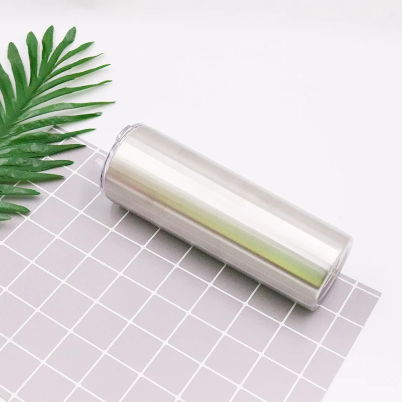 

Food grade sweat proof vacuum insulated stainless steel skinny tumbler for car cup holder, Customized colors acceptable