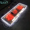 2018 custom available neon light signs with clear backboard