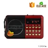Portable Rechargeable fm mini joc radio speaker with usb plug H011U