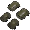 4 Piece Set Outdoor Military Tactical Knee Pads+Elbow Brace Protector for Riding Mountaineering Knee Support CS Equipment