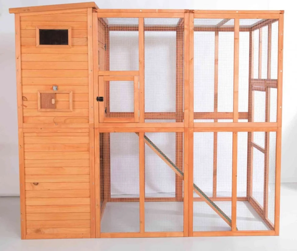 Customized Weatherproof Outdoor Cheap Large Wooden Pet Cat Condo Cages Buy Cat Cages,Wooden