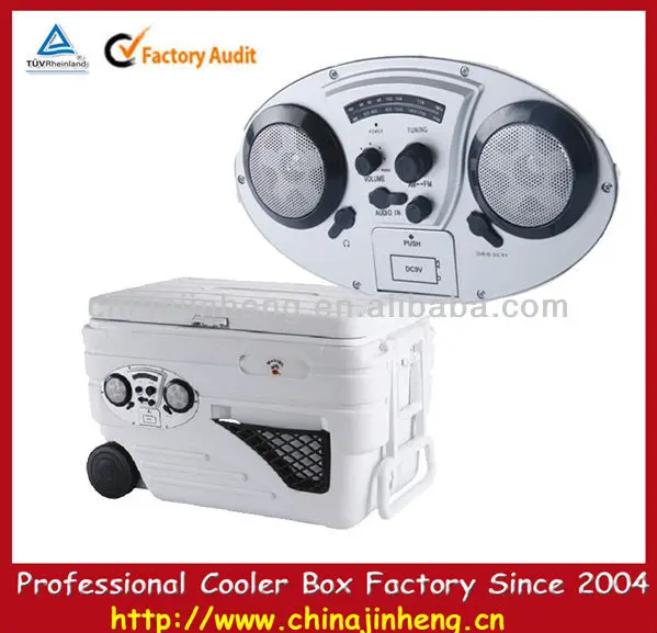 AMFM cooler radio on wheel
