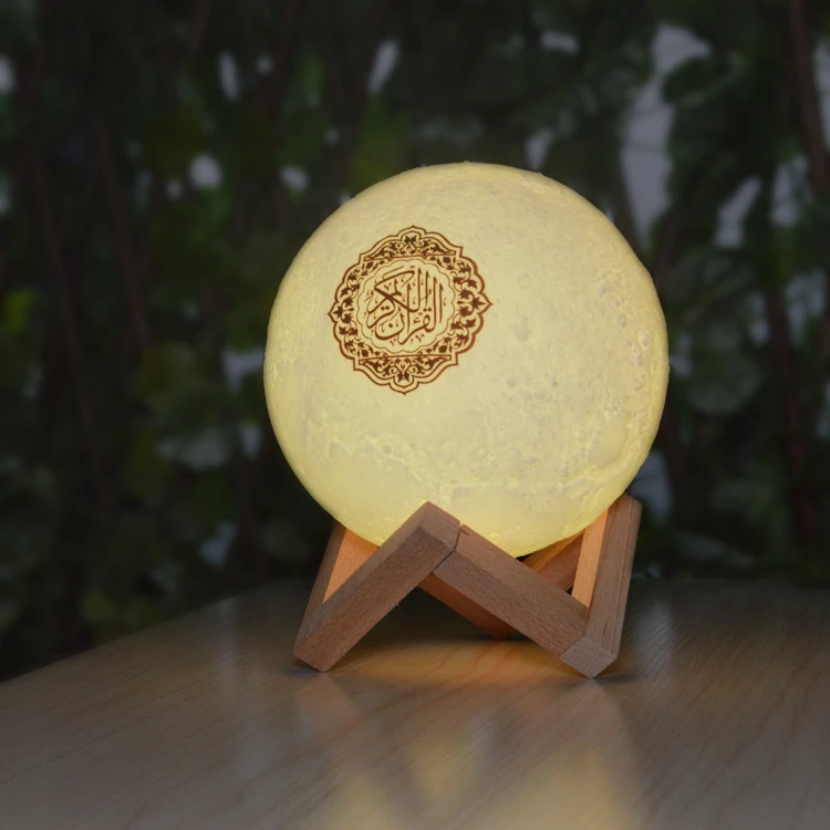 

Equantu Product Quran Speaker Touch Moon Lamp With Blue-tooth