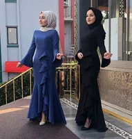 

latest abaya designs 2019 muslim long Splicing dress kaftan dress