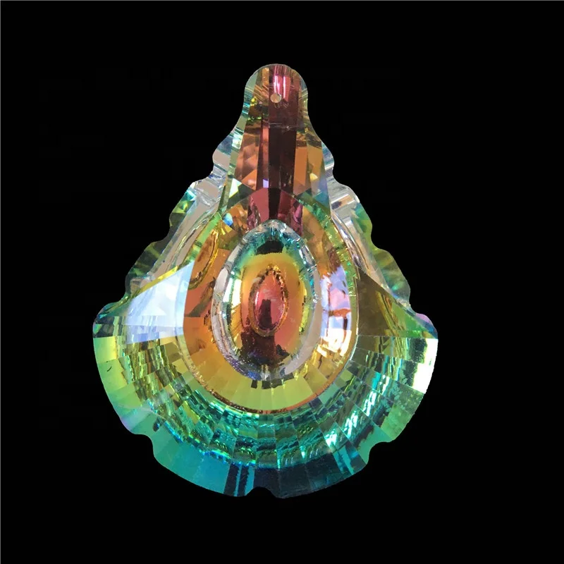 

New Gourd  AB color glass drop prism lamp parts crystal hanging lamp pendant For home/wedding decoration