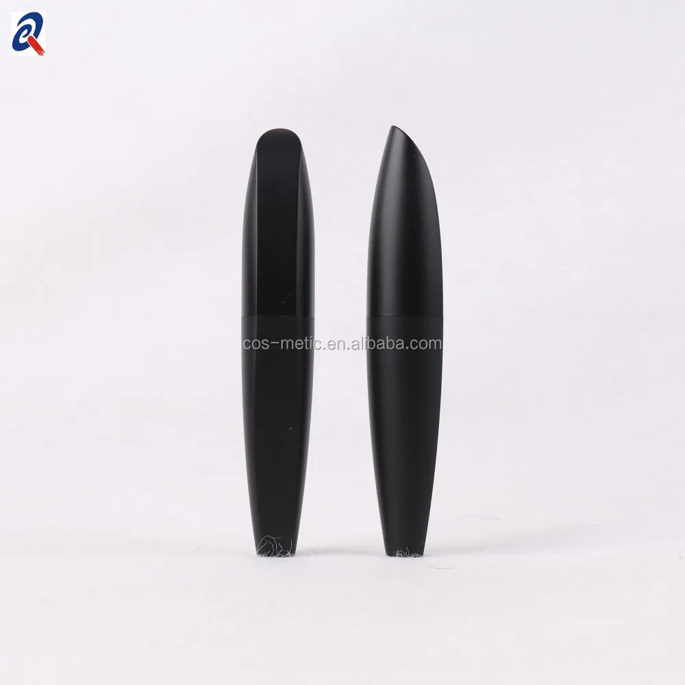 
Matte black plastic chubby mascara tube 