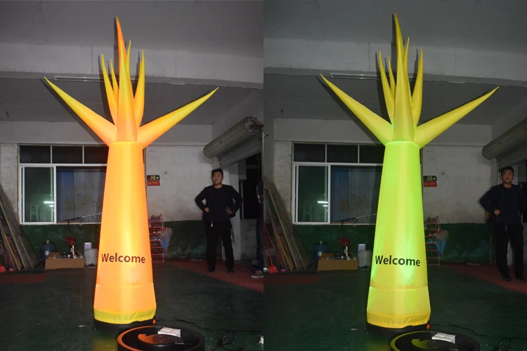 Blue Springs Advertising Led Lighting Inflatable Pillar Column for event party.jpg