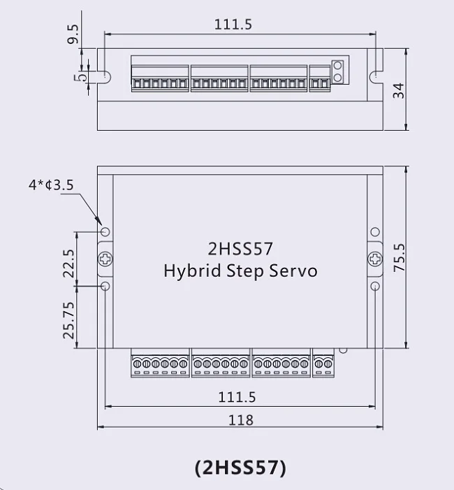 For textile machine parts  low cost closed loop step servo motor and driver