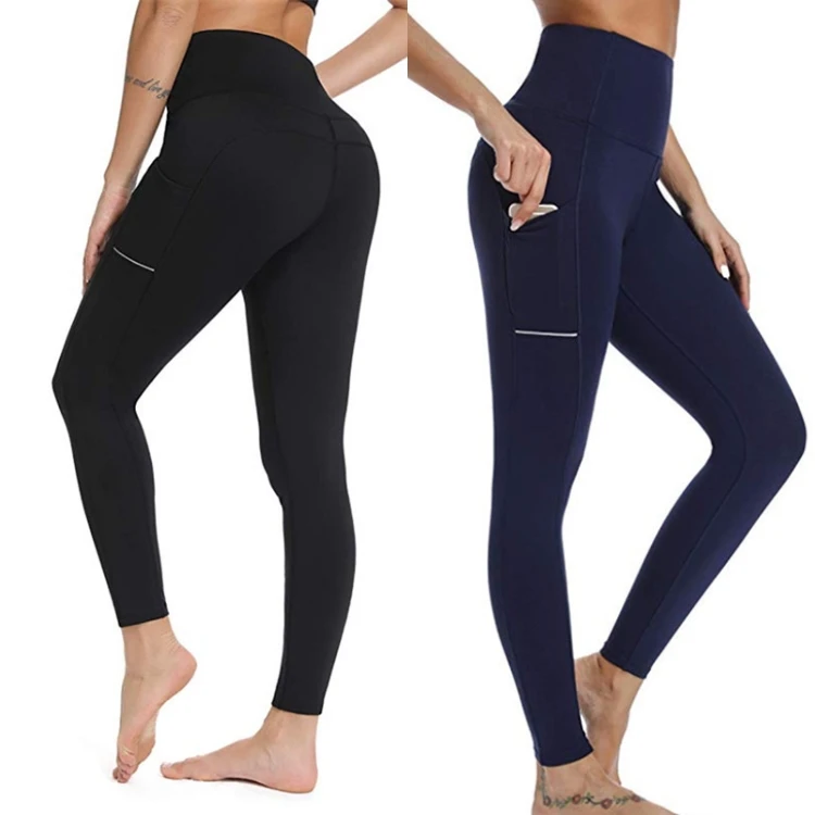 Wholesales Unbranded Workout Pants Athletic Apparel Fitness High Waist ...