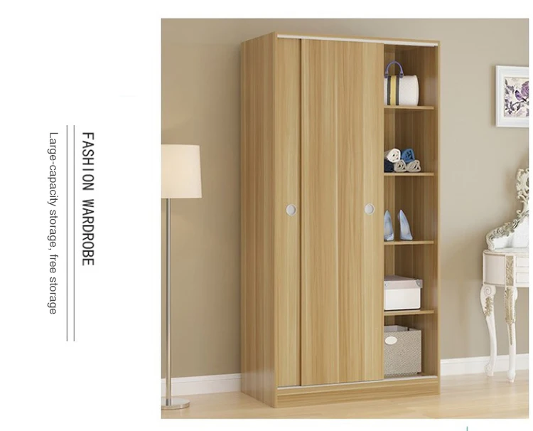 Modern Sliding Door Solid Wood Clothes Bedroom Wardrobe Buy