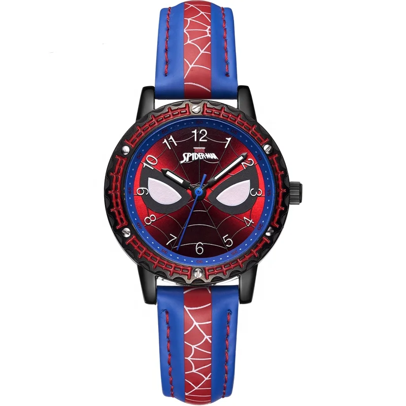 

Original Design Spiderman Character Reloj Avengers Quartz Watch for Young Boys