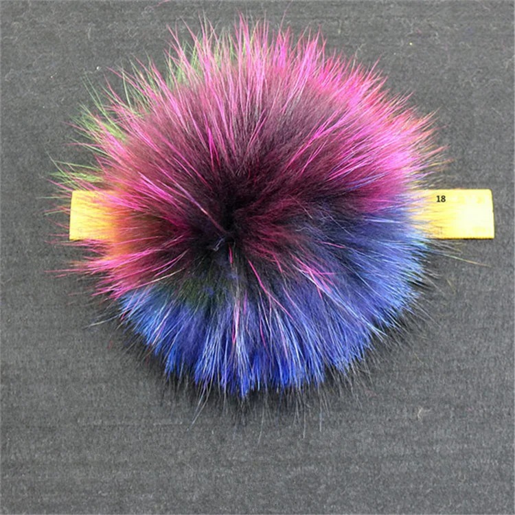 Wholesale Fluffy Custom Size Raccoon Fur Pompom Buy Fur Pom Poms Ball
