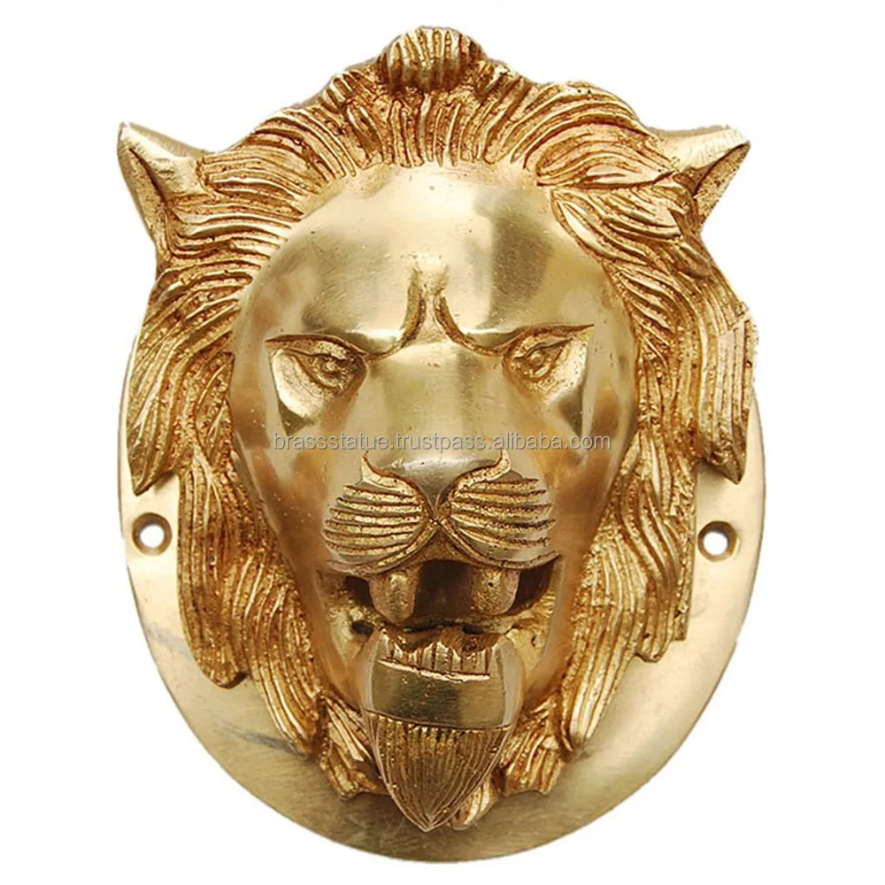 Lion Face Metal Door Knocker Buy Decorative Novelty Door