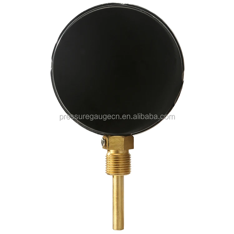 Bimetal Hot Water Temperature Gauge Stem With Removable Thermowell