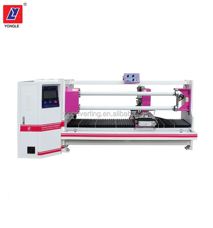 
High Speed High Precision Automatic PVC Insulation Tape Jumbo Roll Cutting Machine 