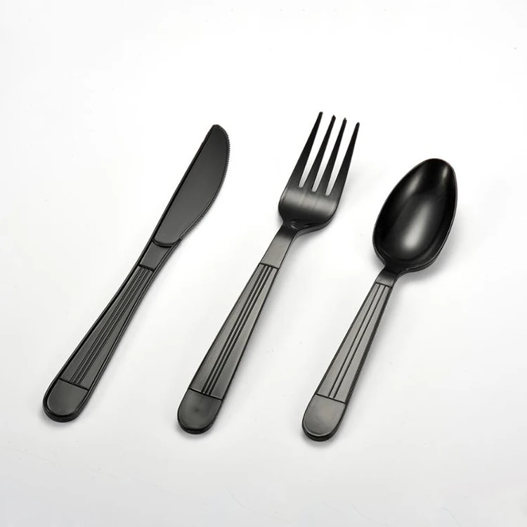Wholesale Disposable Ps Heavy Duty Black Plastic Forks For Dessert Buy Plastic Forks,Heavy