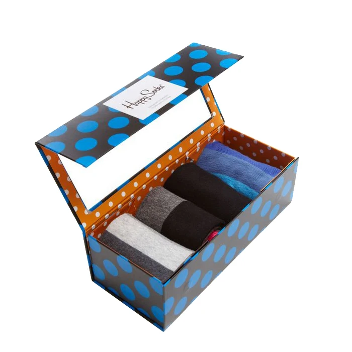 
high quality men custom design sock box E commerce packaging mailer box 