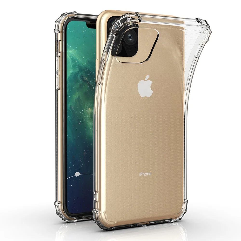 

Military Grade New Transparent Cell phone Cases For Iphone 11 With TPU Clear Mobile Phone Case For Iphone XR XS Max, Custom