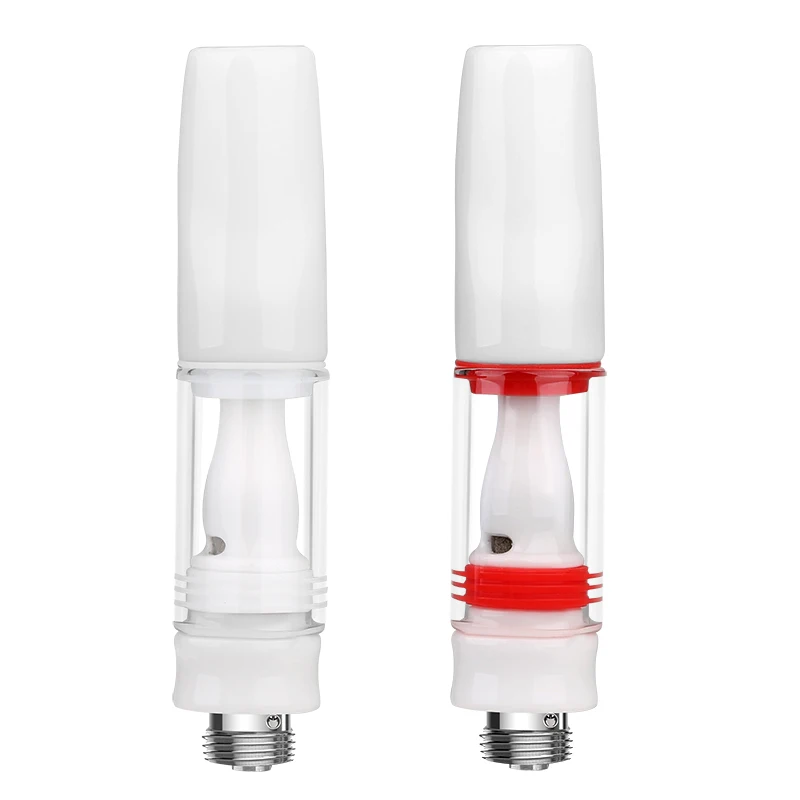 

New Technology Full Ceramic Coil Cartridge Ceramic Vape Pen Cartridges, White/red