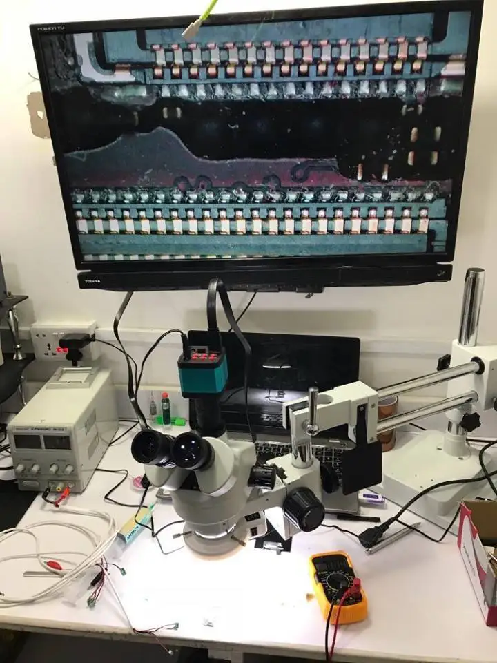 feedback of the microscope