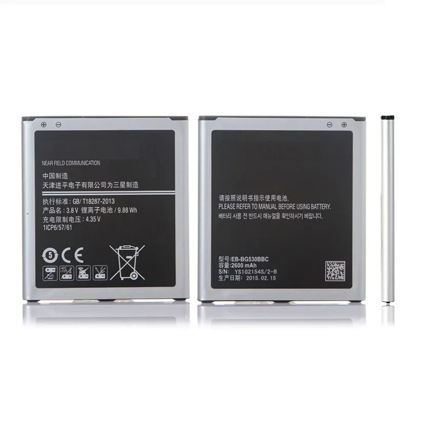 

3.8V 2600mah Original Mobile Batteries for Samsung G530 J3 Low Price Phone Use Battery J5