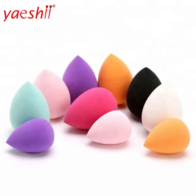 

Yaeshii 2019 New Wholesale Makeup Sponge Latex free Professional Cosmetic Puff For Foundation Concealer Cream Make Up Blender