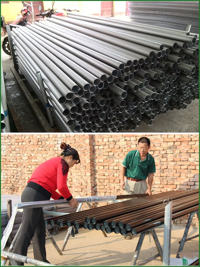Strong security steel garden double wire mesh fence panels