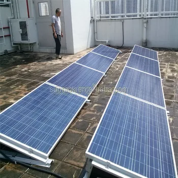 Easy Pv Racking Installation Systems Flat Roof Ballast Solar Panel Mounting Support Structure Design Buy Solar Panel Supportpv Racking