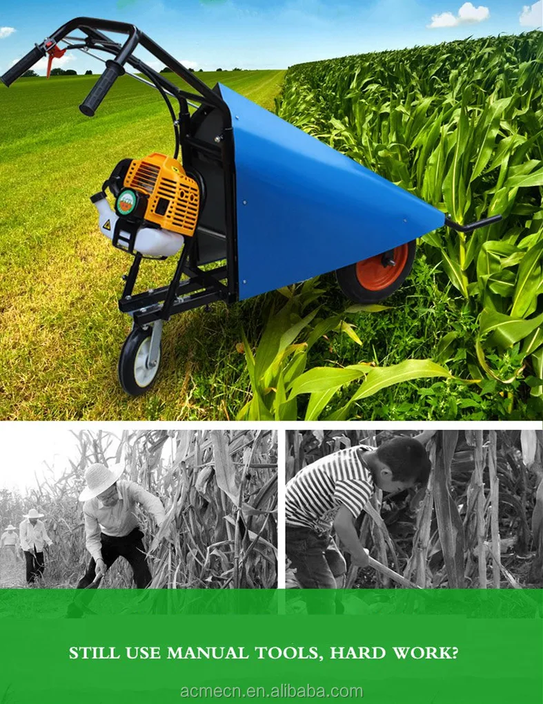 Hand push agricultural tools hand push harvester machine