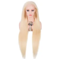 

wholesale top grade silk straight hair blonde 613 full lace wig human hair