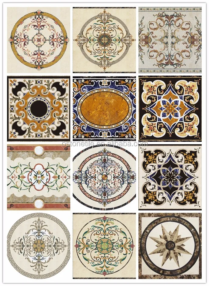 marble flooring border designs for hall