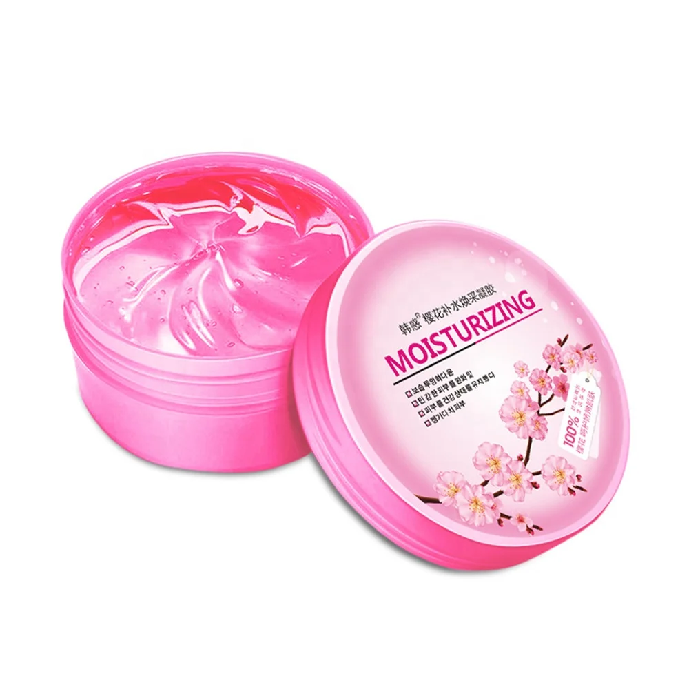 

OEM Moisturizing Soothing Cherry Blossom Essence Cherry Whitening Cream Sakura Extract Sakura Cream Gel 300ml