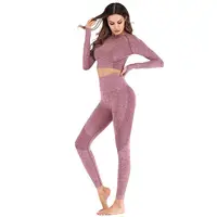 

Fitness sports wear custom gym workout seamless sports yoga set for women