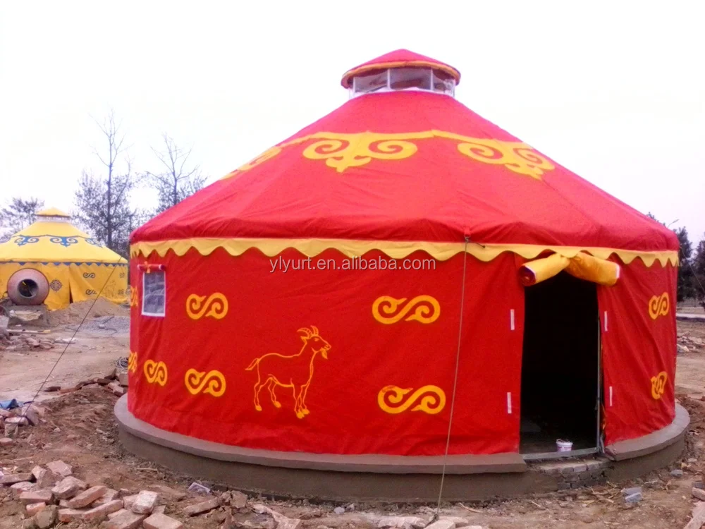 customized big bamboo mongolian yurt tent for sale