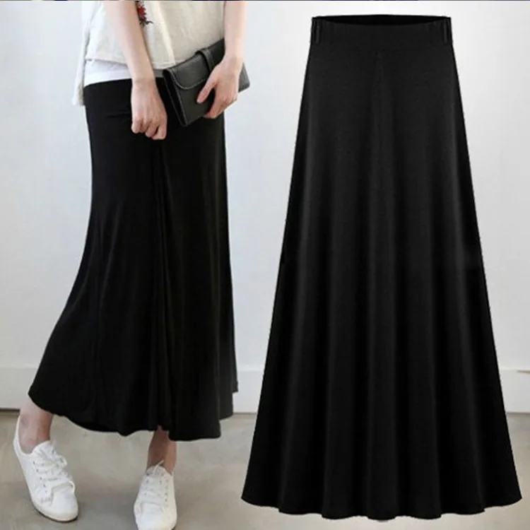 

Wish hot sell women Bohemian half-length Skirt big swing slim skirt, 6 colors