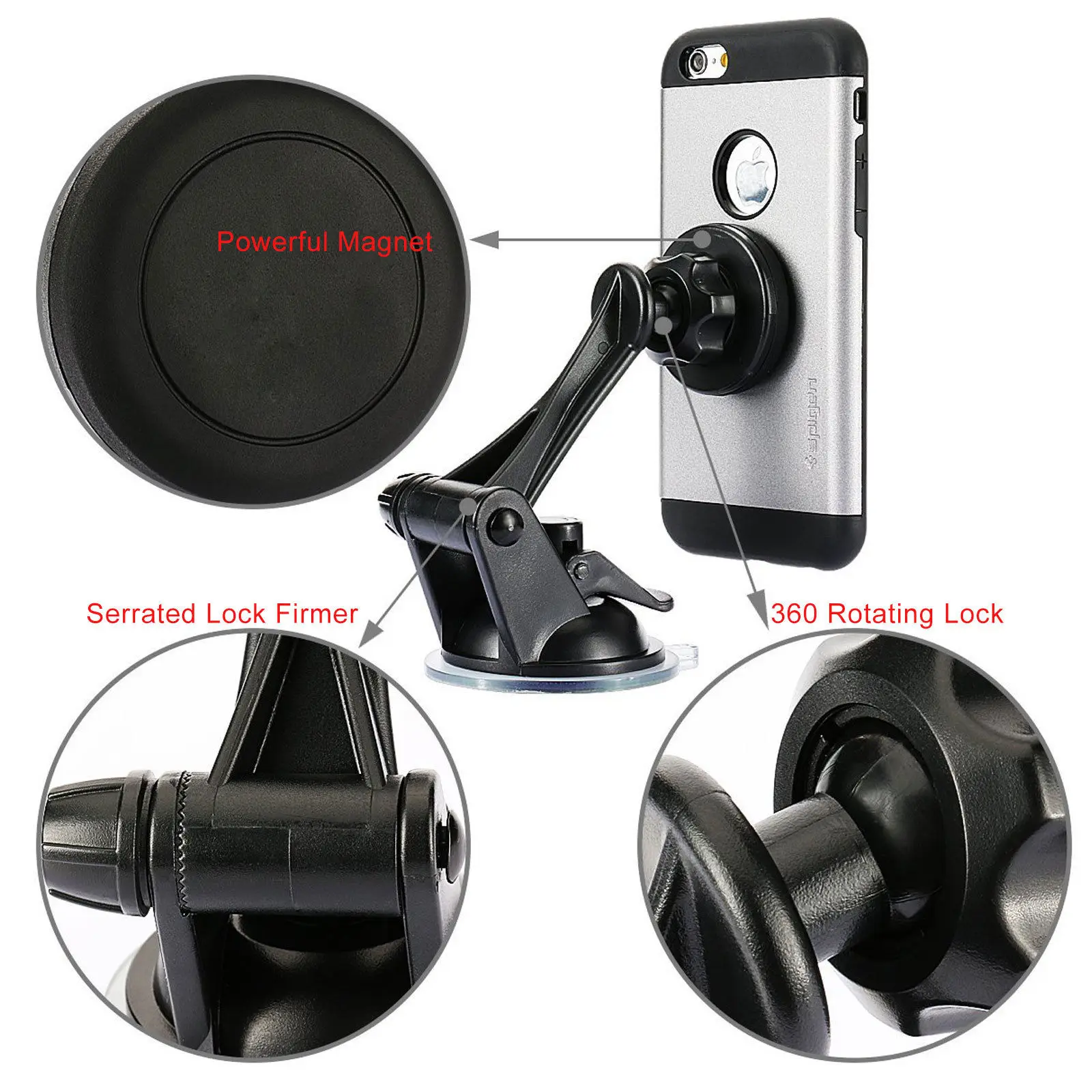 silicone sucker phone holder for bike