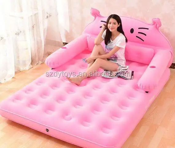 Hello Kitty Style Pinky Inflatable Air Bed Buy Inflatable Air Bed Cartoon Style Air Bed Hello Kitty Air Bed Product On Alibaba Com
