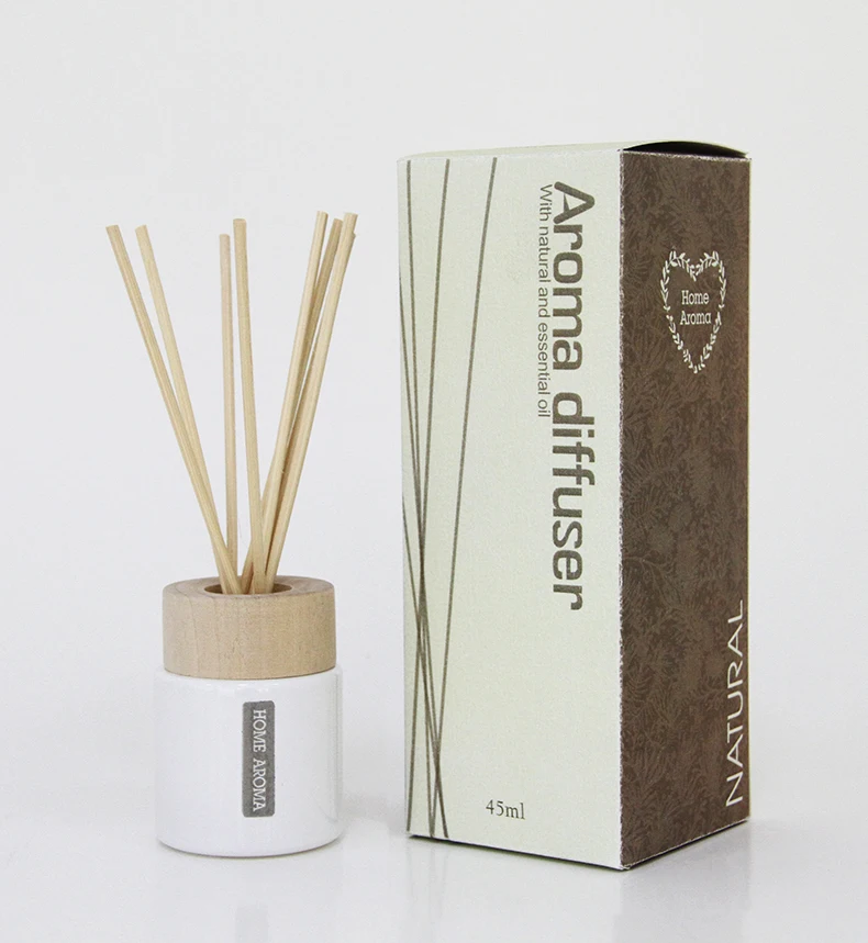Factory Price Ceramic Container In Custom Size Reed Diffuser Set For