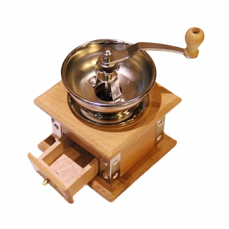 High Quality Chinese Supplier Vintage Wood Cast Iron Manual Garlic