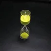 Hand-blown sand timer with transparent feel comfortable hourglass