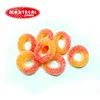 sweet taste and multi-color fruit jelly gummy candy ring