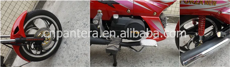 4 Stroke Popular Gas Powered Tunisia 110cc Forza Max Motorcycle