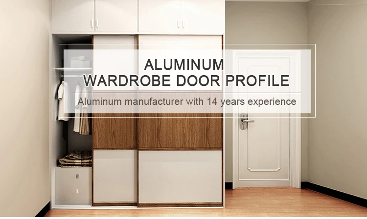 Hot Sales Channel Track Wardrobe Closet Sliding Door Aluminum Extrusion Profile