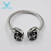 Custom Fashion Accessories Stainless Steel Smart Bangle Mens Bracelets Bangles