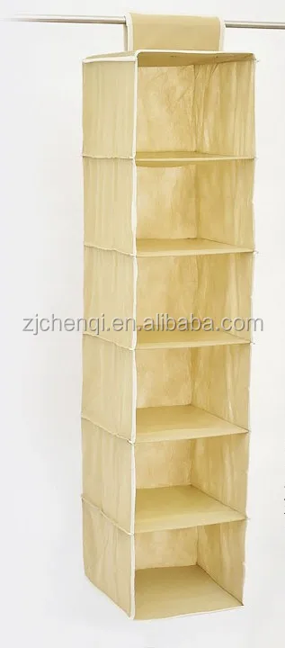 
High Quality 6 shelf Hanging Closet Organiser TM-HG6 
