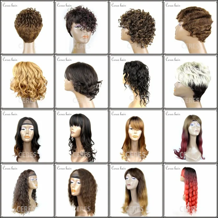 Fashion Original Clip On Man Bun Wig Natural Black Color Mens Wigs