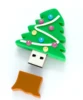 pvc mold for christmas good quality usb flash drives 1G 2G full capacity usb flash memory drives usb stick