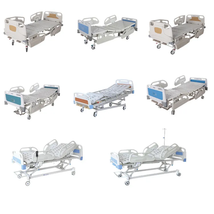 Good price electric hospital furniture 7 functions crank ICU hospital bed with CE, FDA and ISO9001