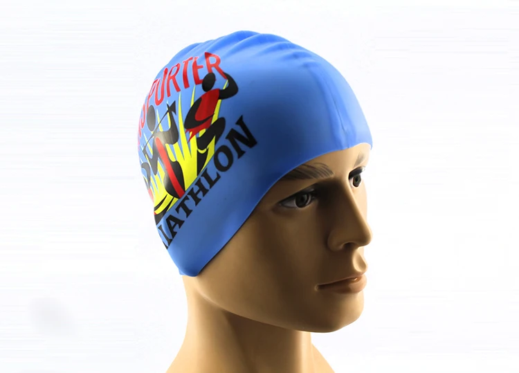 Cheapest Adult Funny Customize Printing Silicone Swim Caps Buy Cheapest Adult Funny Swimming