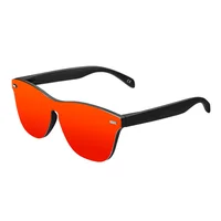 

High quality plastic custom brand rimless wholesale designer one piece lens mirror sun glasses gafas de sol